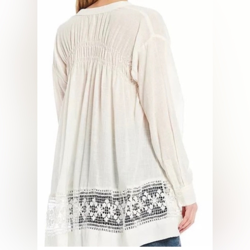 Free People Boho Top w/Crocheted Detail-Perfect Condition💝